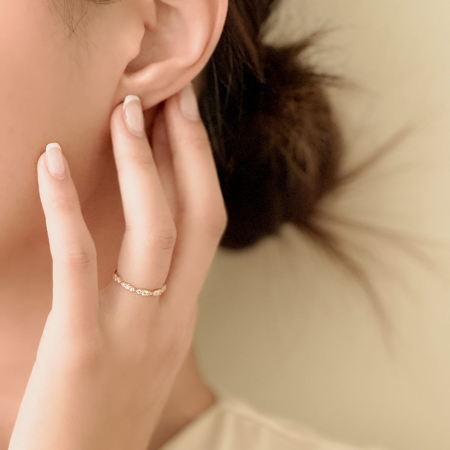 Lab Grown Diamond Marquise Half Eternity Band