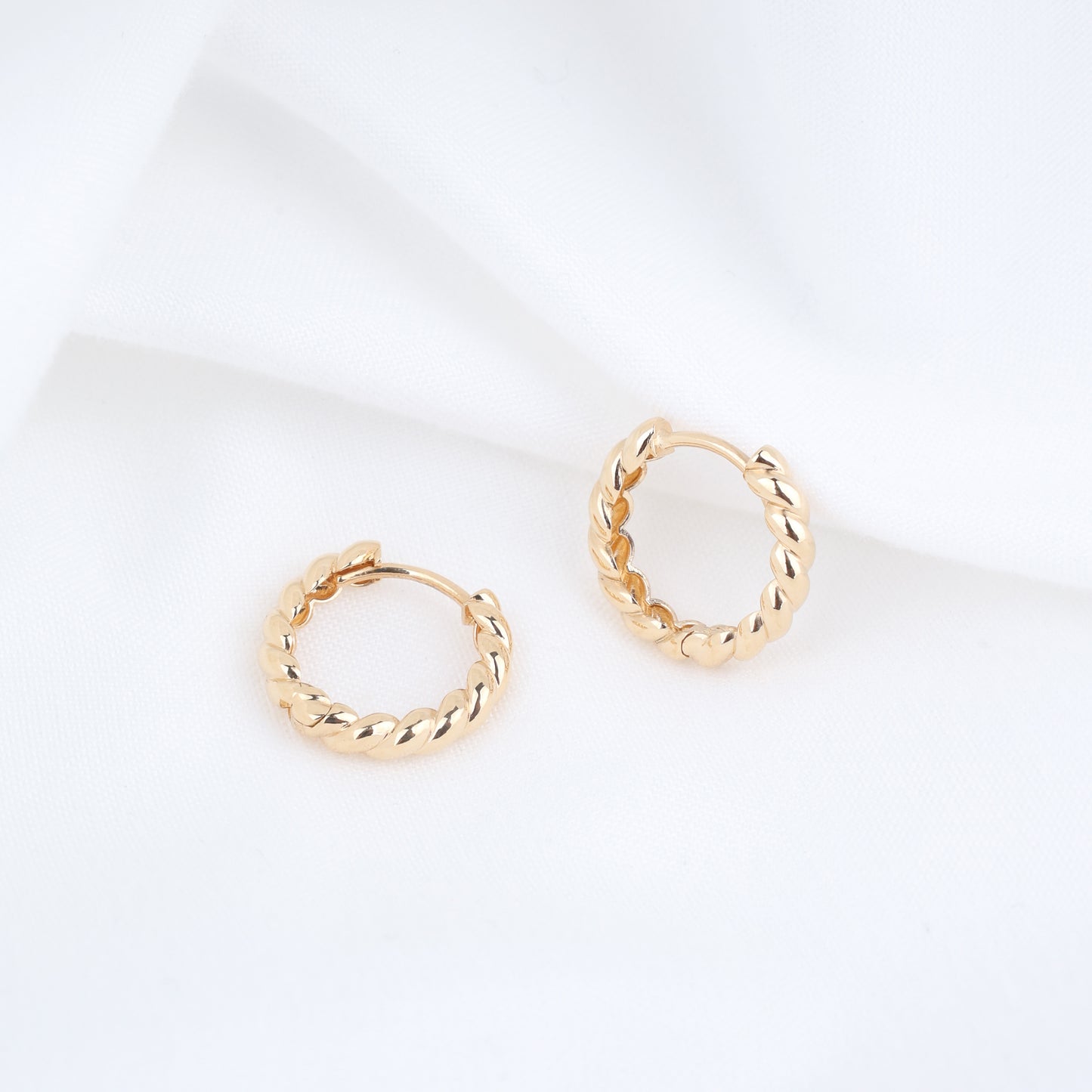 Brioche Hoop Earrings