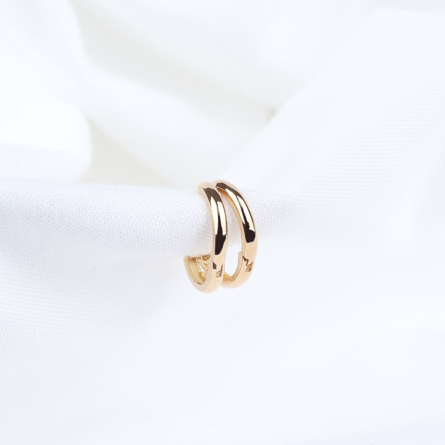 Double Loop Hoop Earrings