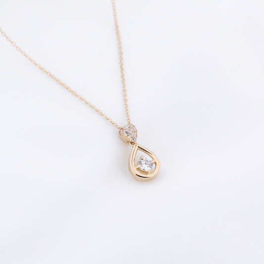 Radiant Drop Necklace