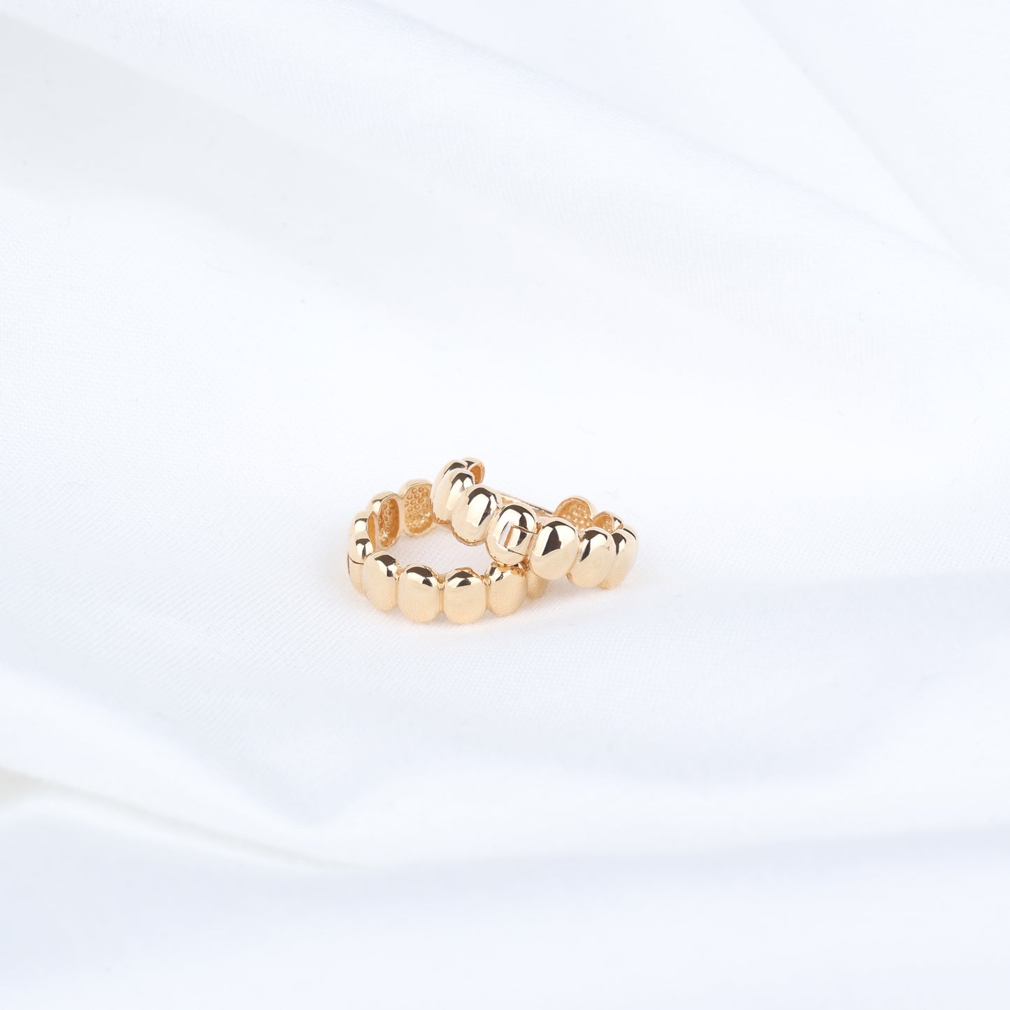 Pebble Hoop Earrings