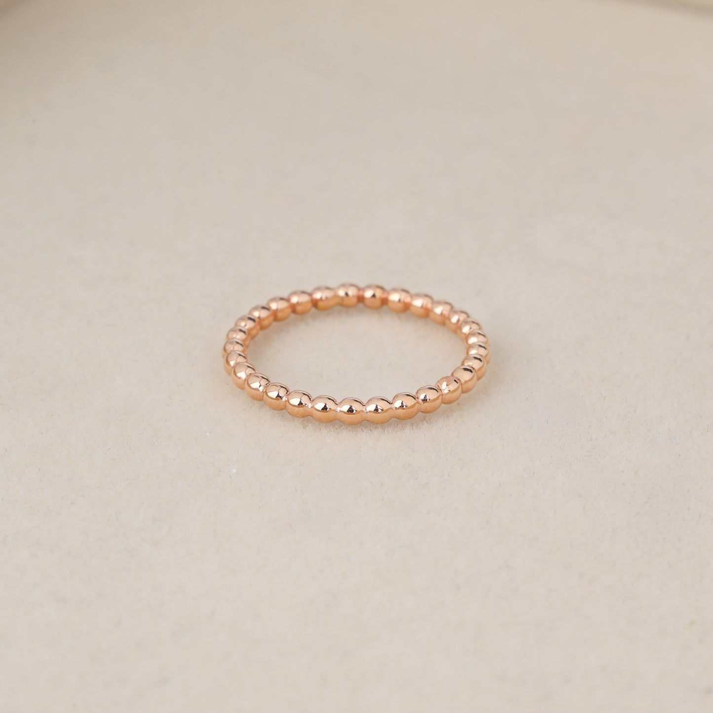 Beaded Ring, 2mm