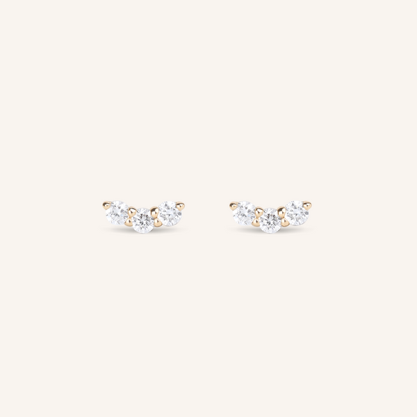 Arc Stud Earrings