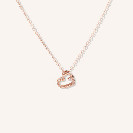 Twist Heart Necklace