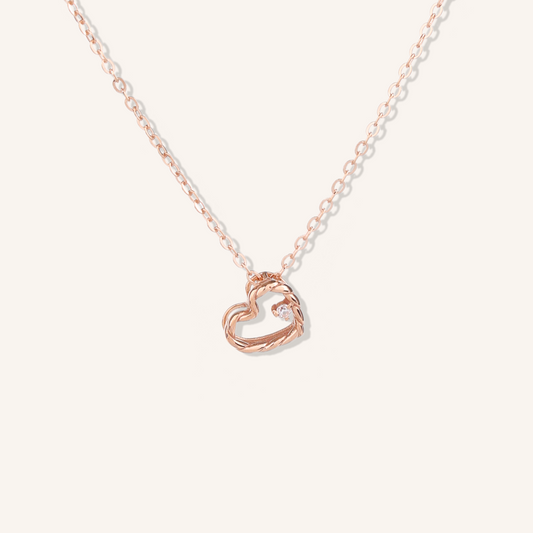 Twist Heart Necklace