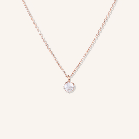 Classic Solitaire Necklace