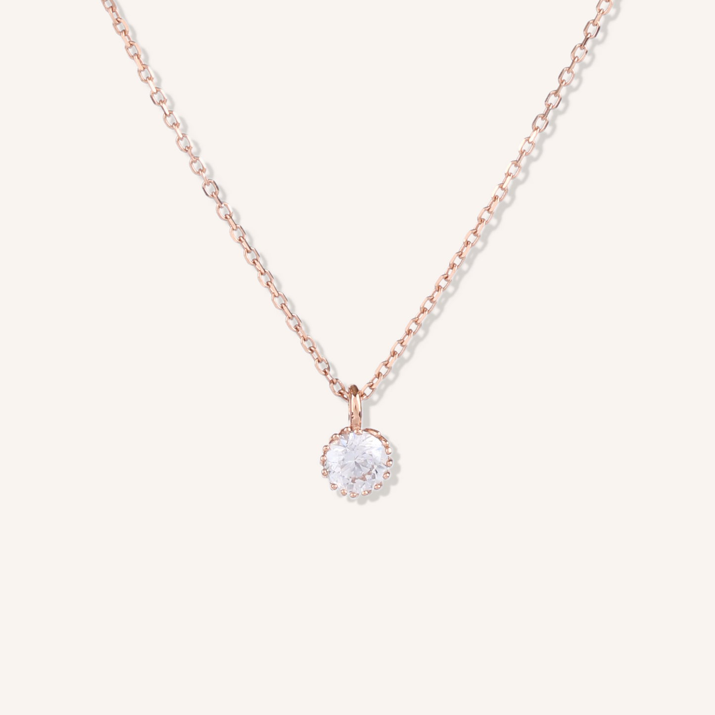 Tart Solitaire Necklace