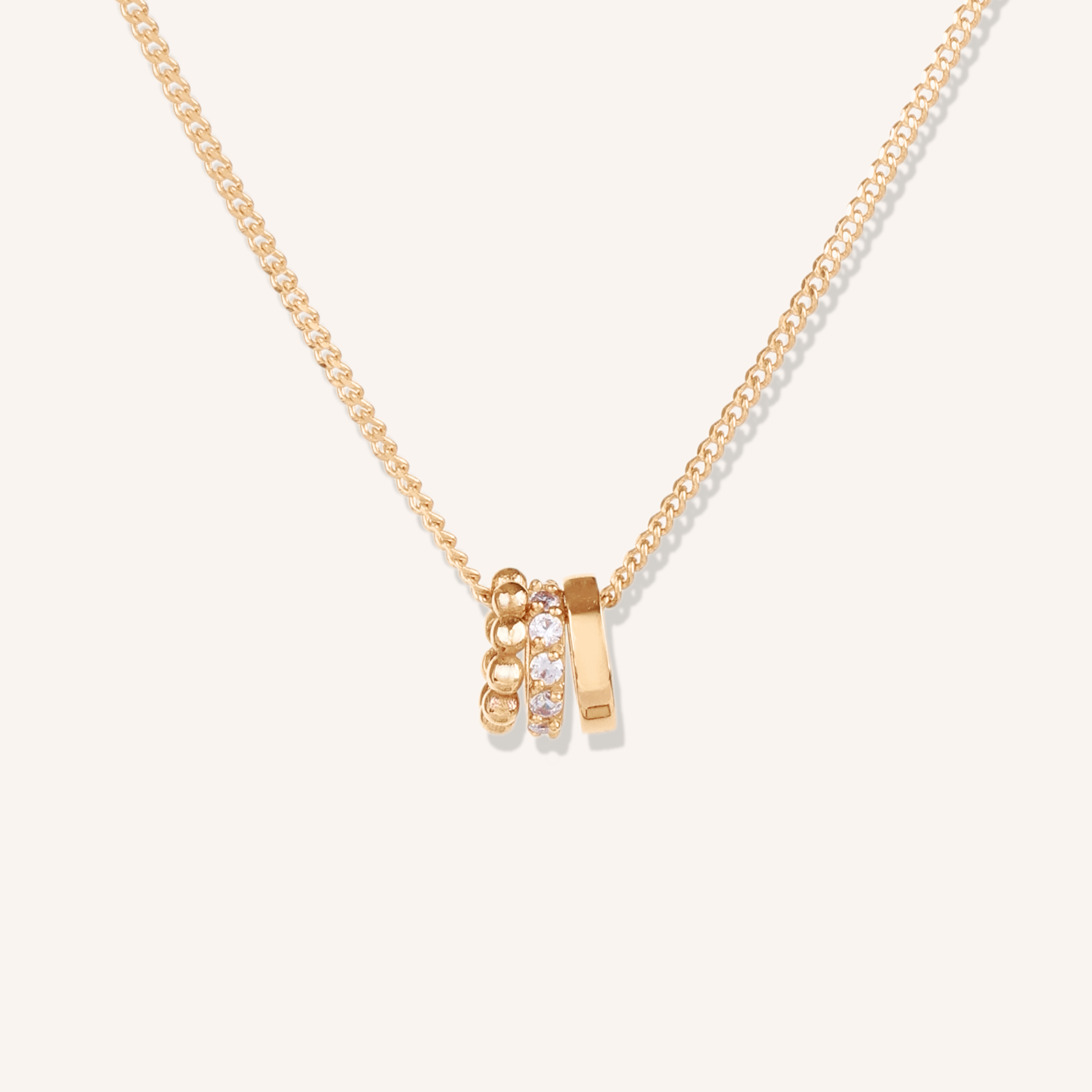 Trio Gleam Necklace – Naomi Seoul