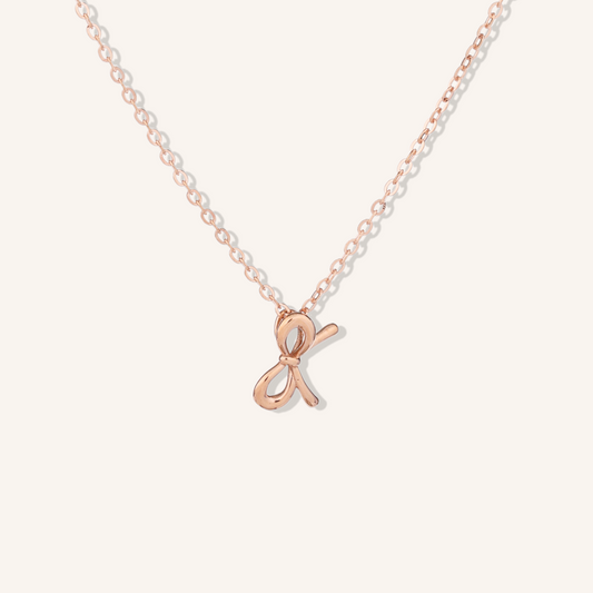 Golden Ribbon Necklace