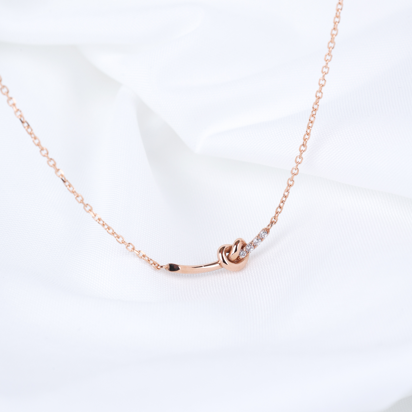 Heart Pretzel Necklace