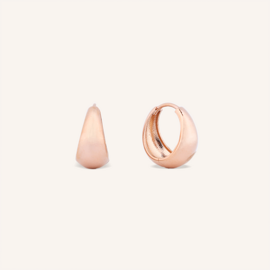 Tapered Hoop Earrings