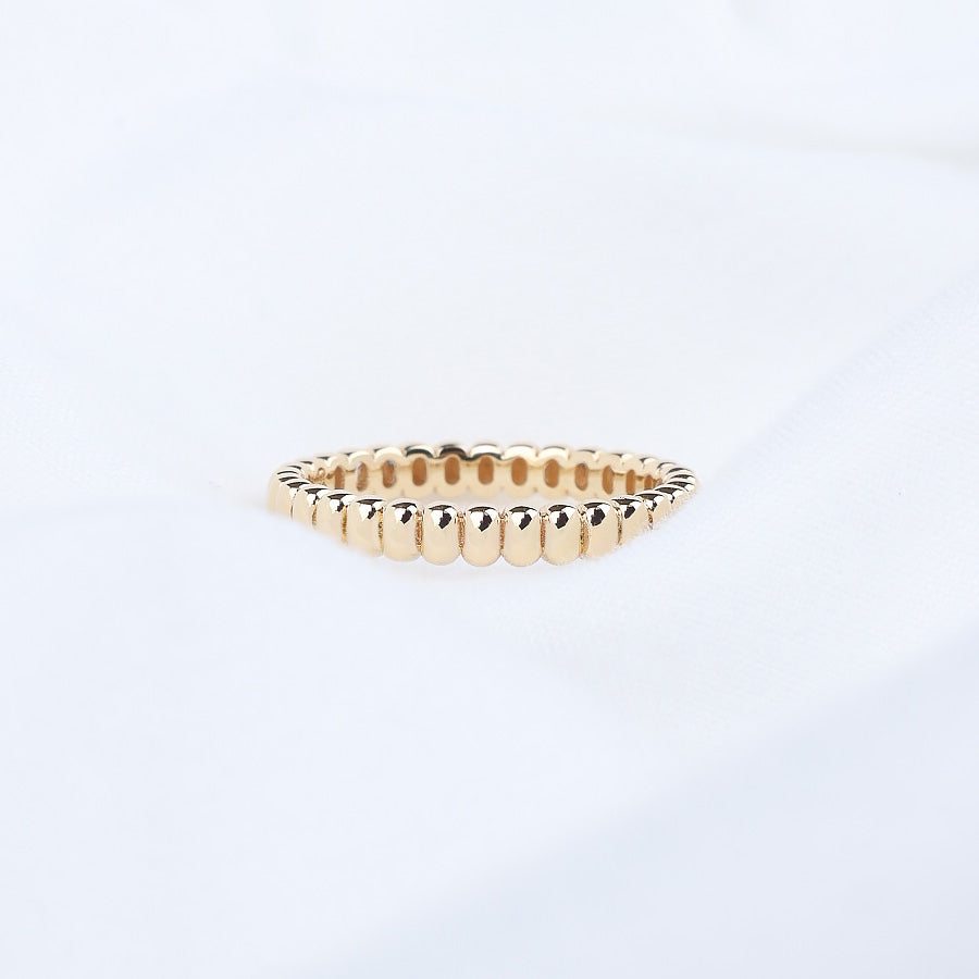 Puff Ribbed Ring