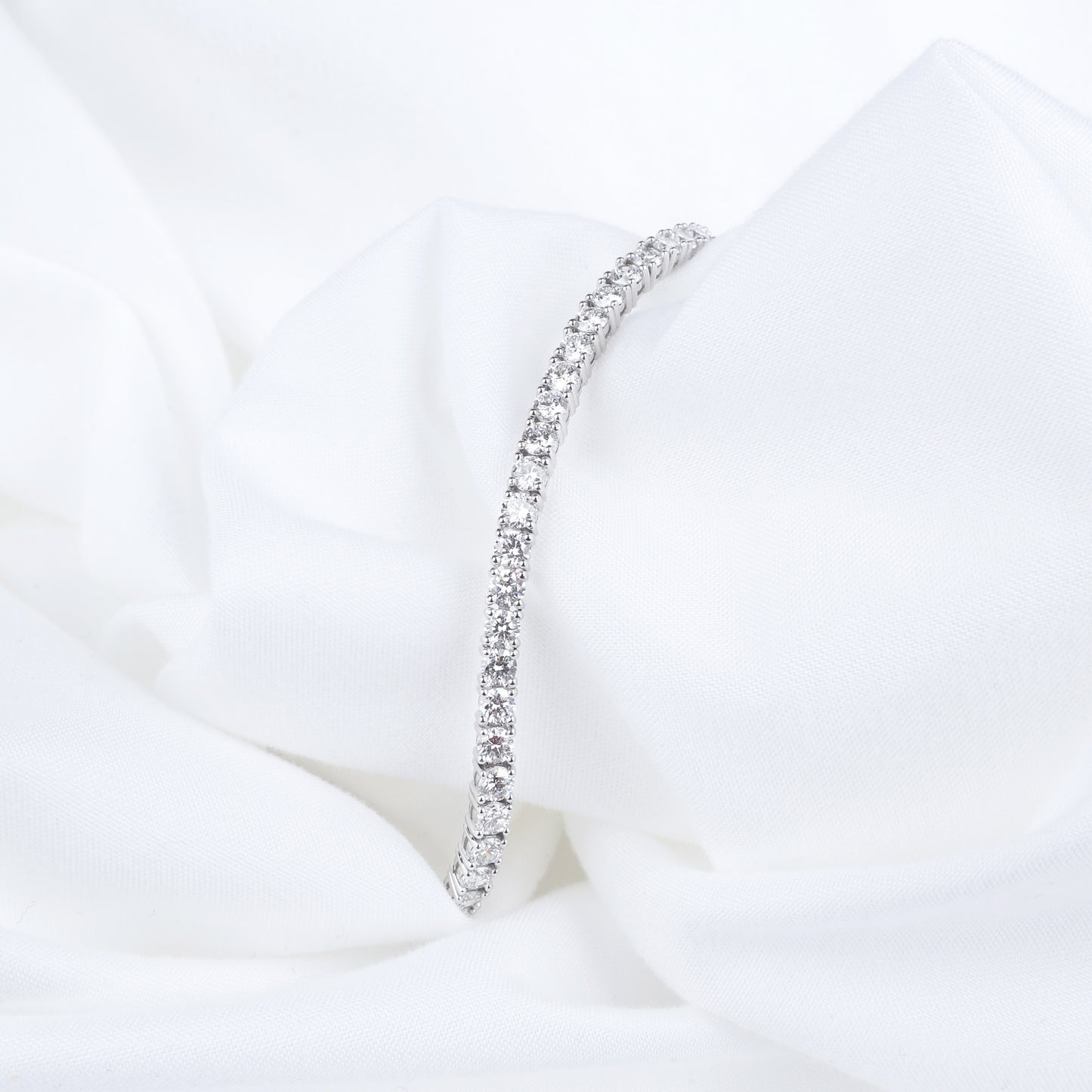 Lab Grown Diamond Tennis Bracelet, 3mm