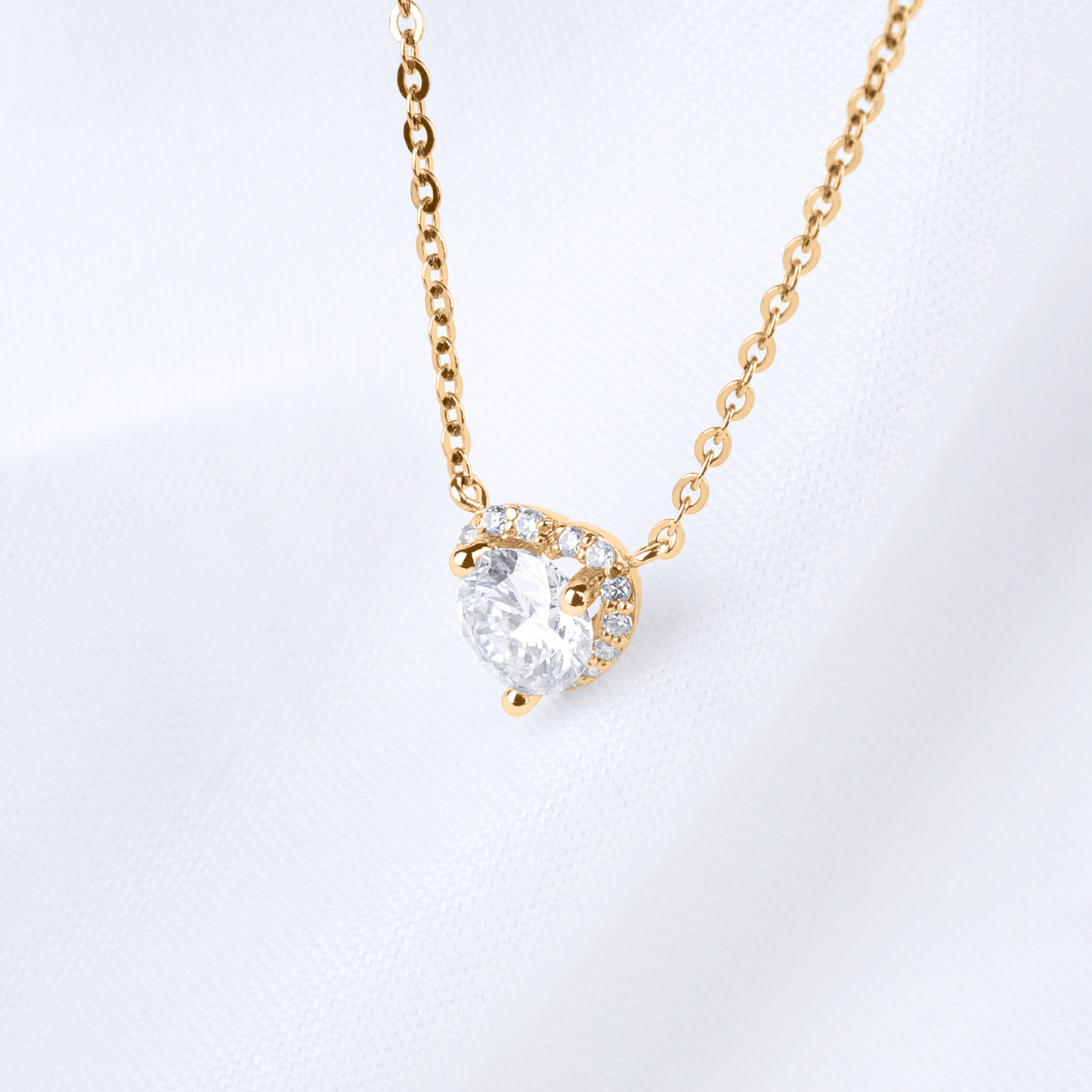 Heart Halo Necklace