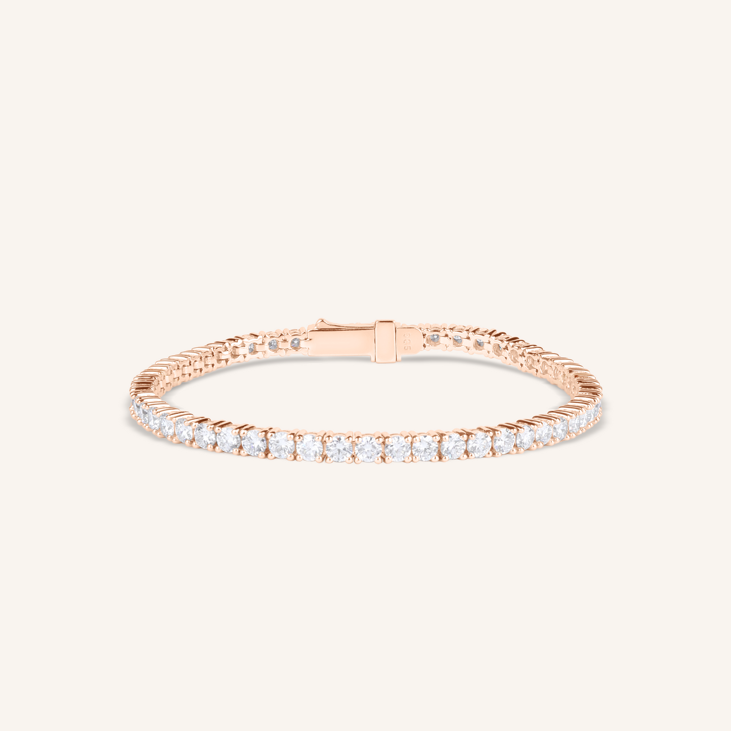 Lab Grown Diamond Tennis Bracelet, 3mm