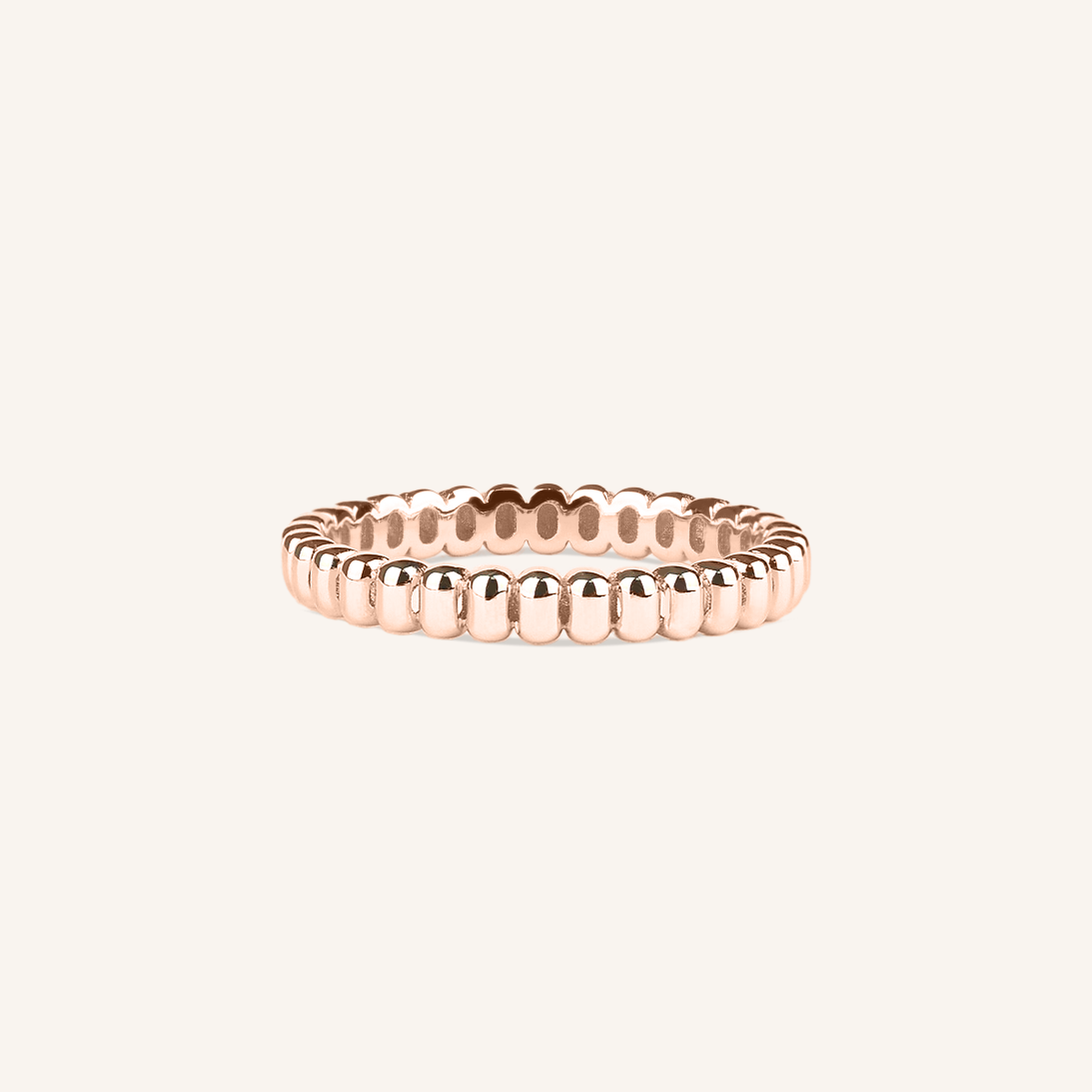 Puffy Ribbed Ring