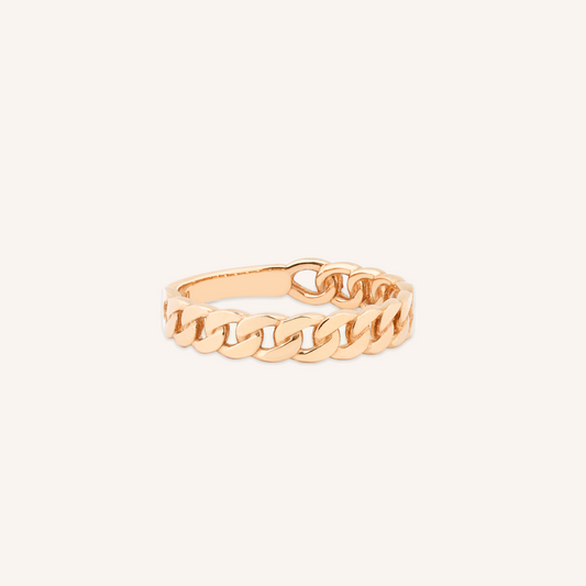 Chain Link Band Ring