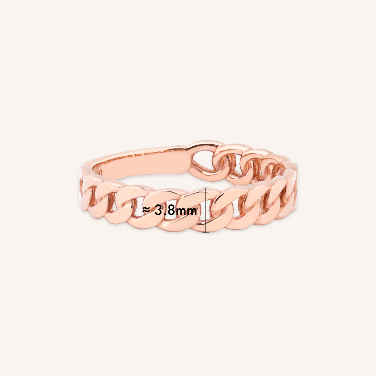 Chain Link Band Ring