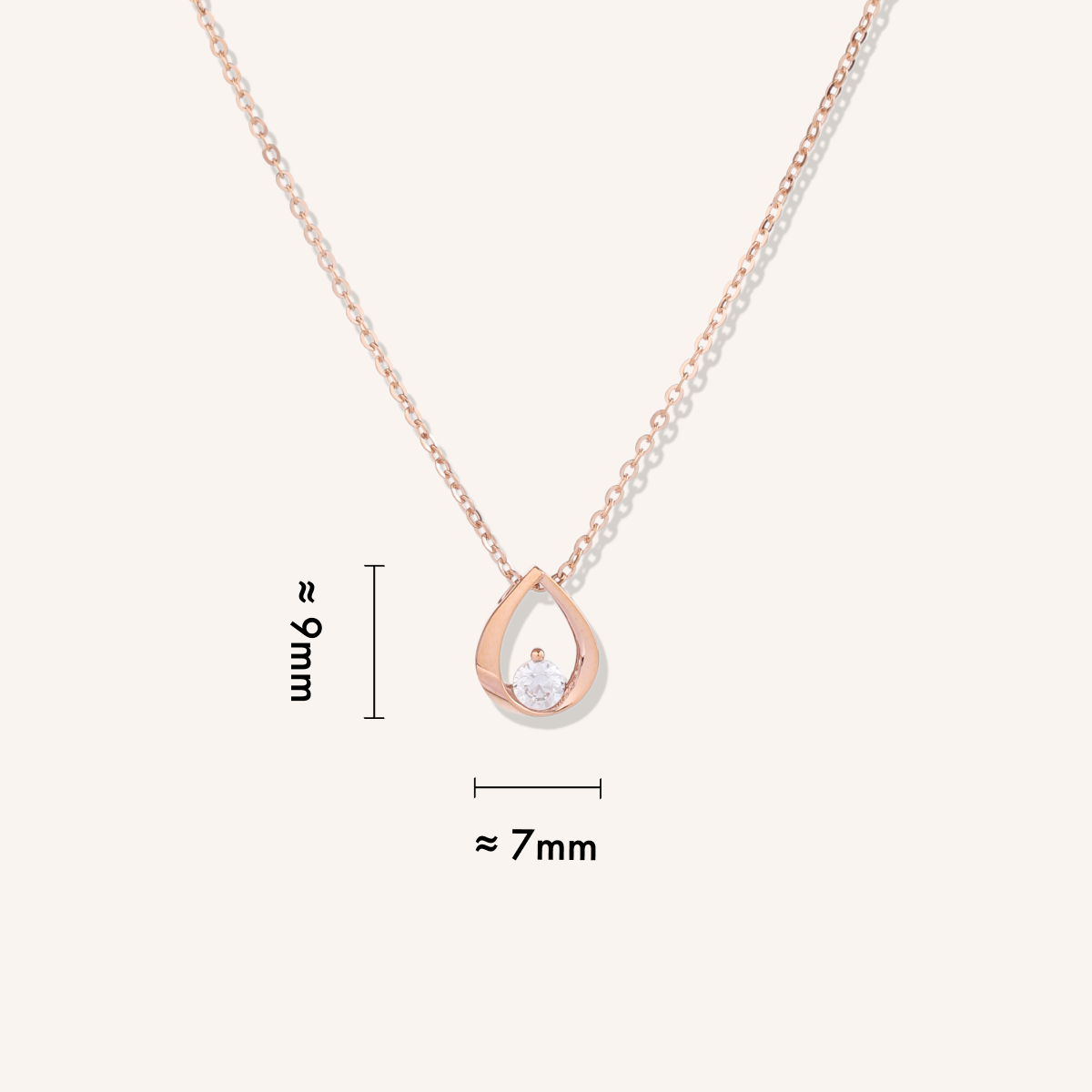 Luminous Drop Necklace
